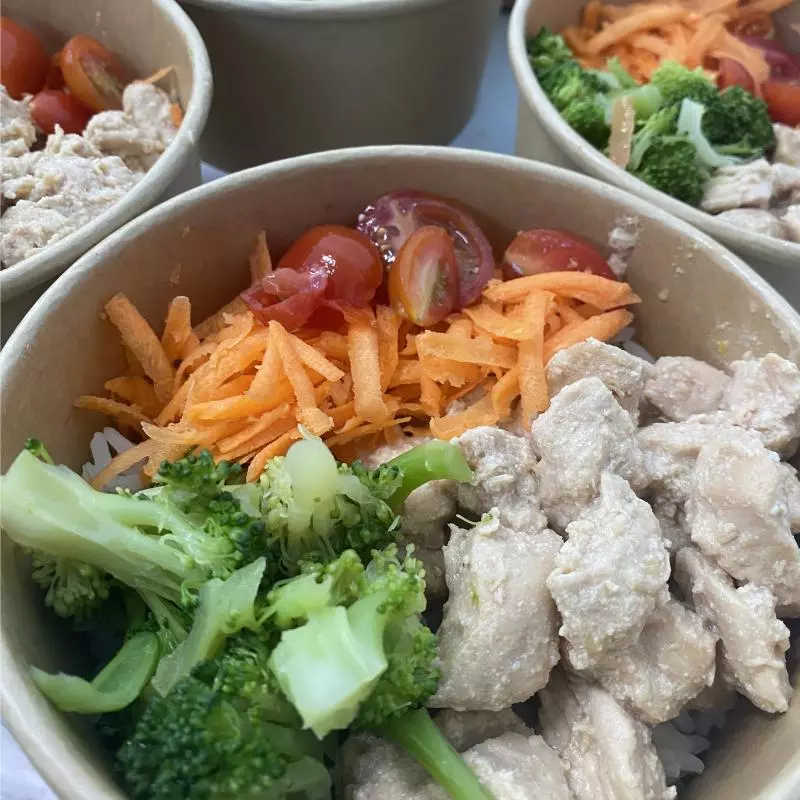 Bowl de pollo oriental