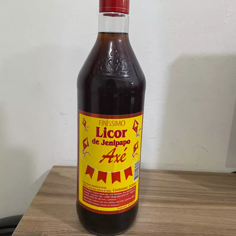 Licor Axé sabor Jenipapo