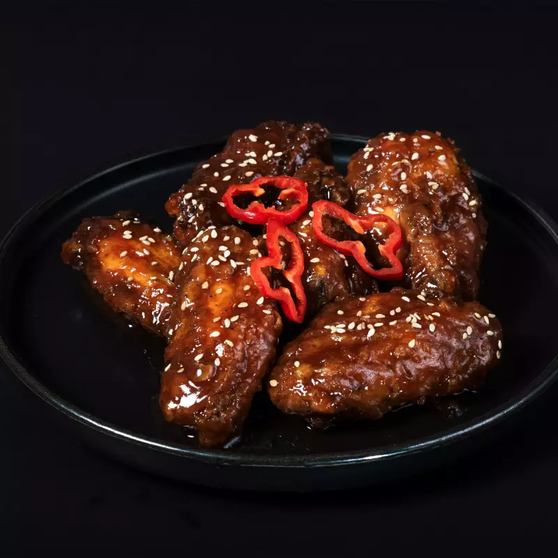 ALITAS EN MIEL PICANTE