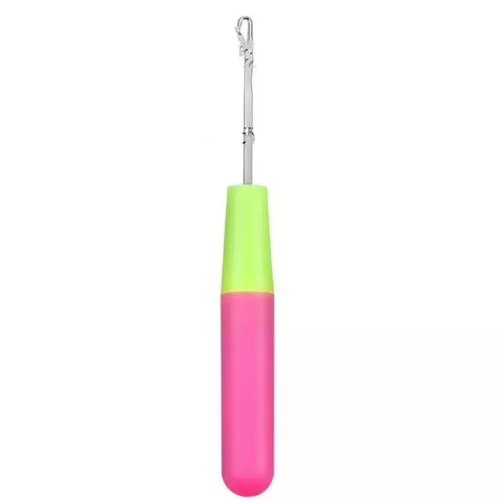 Aguja de ganchillo para trenza