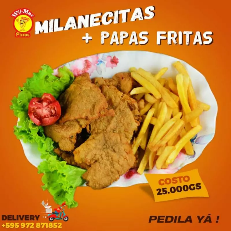 Milanesas con Papas