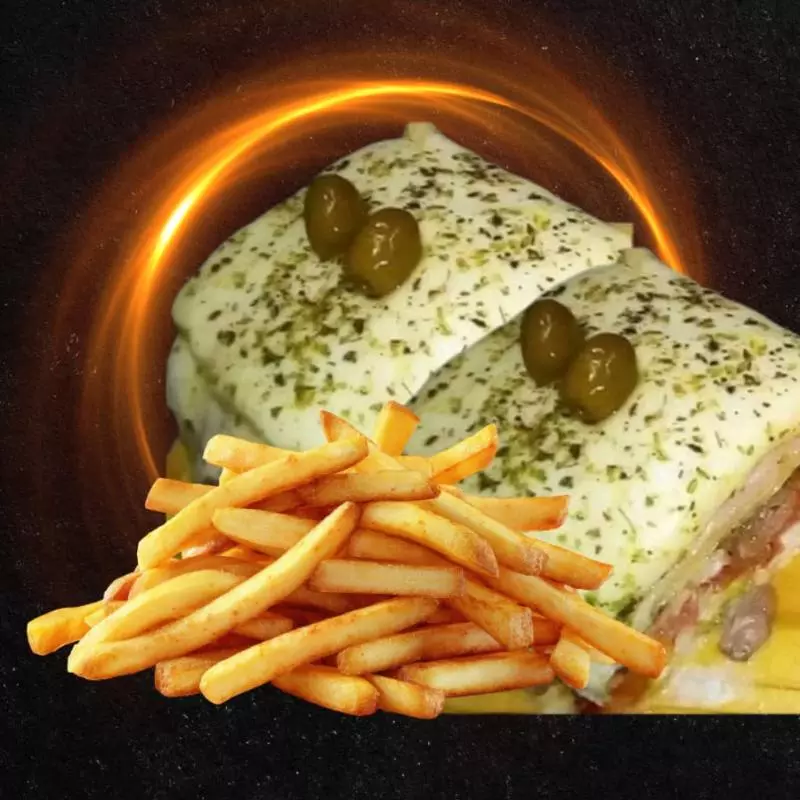 1 BARROLUCO PIZZA MAS PAPAS