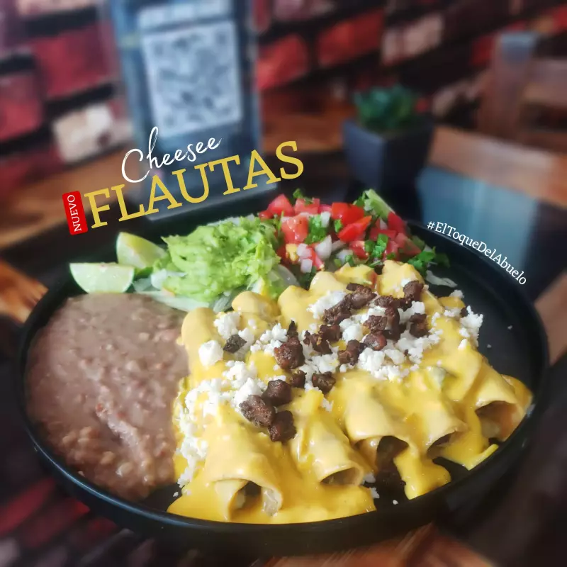 CHEESE FLAUTAS