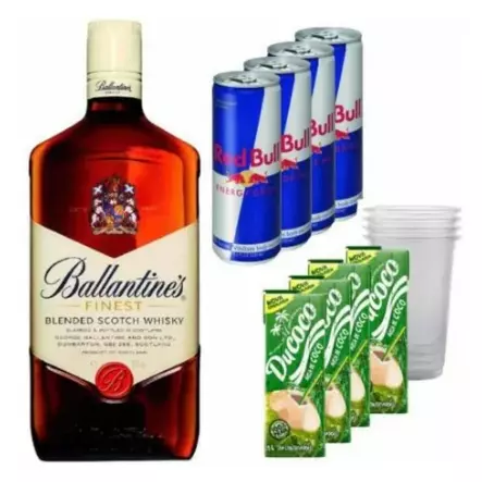 Whisky Ballantine's Com Red Bull