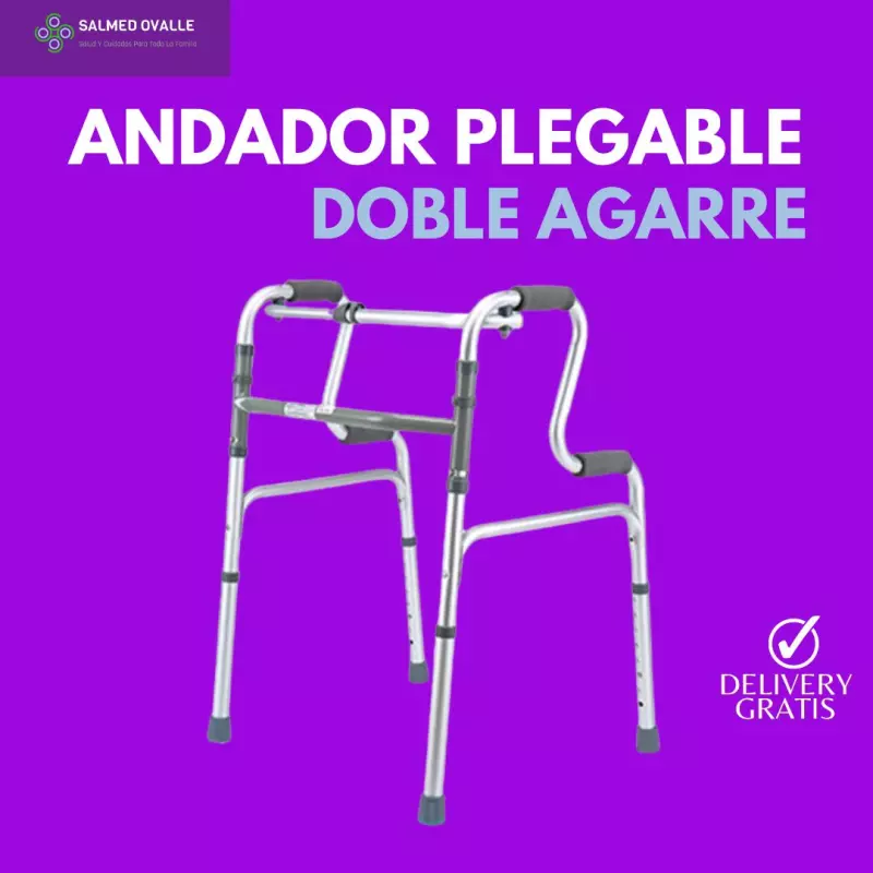 ANDADOR PLEGABLE DE DOBLE AGARRE