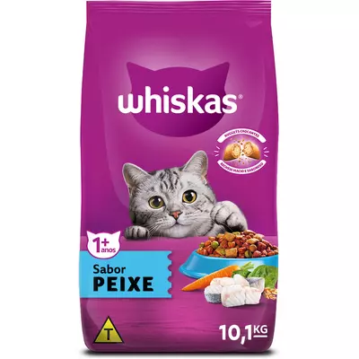 Whiskas Adulto Peixe 10,1kg