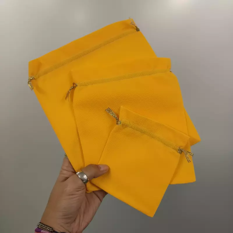 Bolsa Tela Ecológica Amarilla