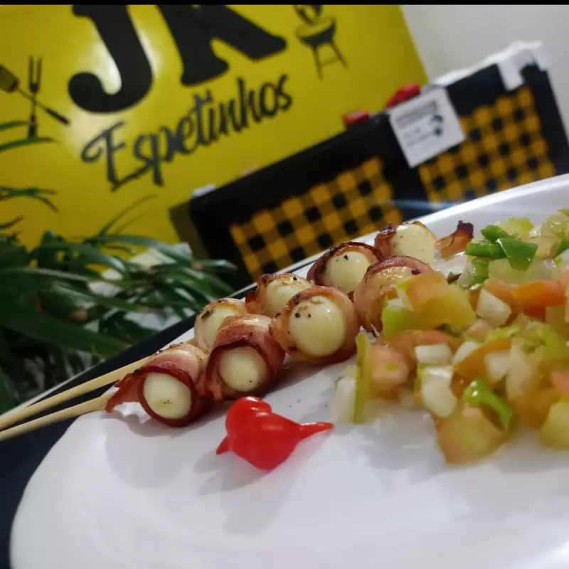 Ovo de Codorna com Bacon