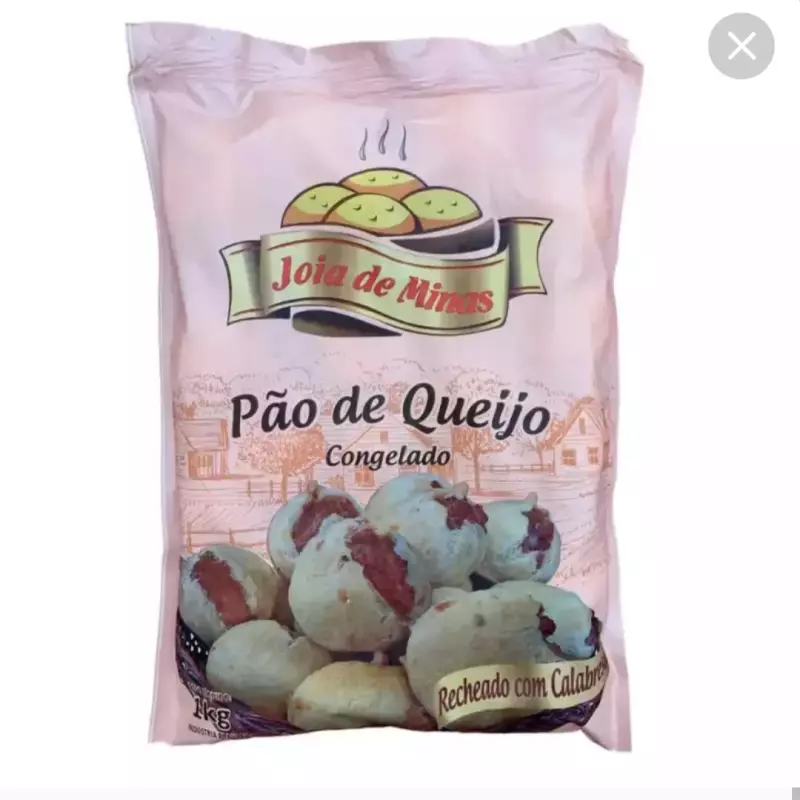 PÃO DE QUEIJO C CALABRESA 1KG