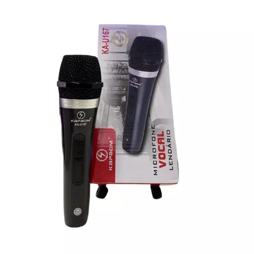 MICROFONE C/FIO VOCAL KA-U167