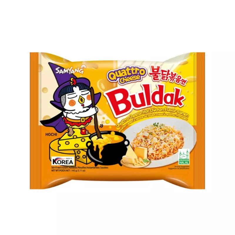 Buldak cuatro quesos