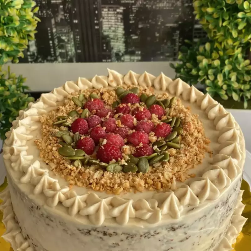 Vainilla con berries Keto  🍰