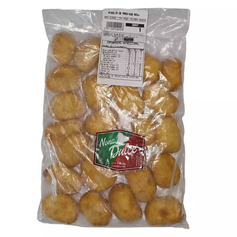Risolis de Presunto e Queijo 800g