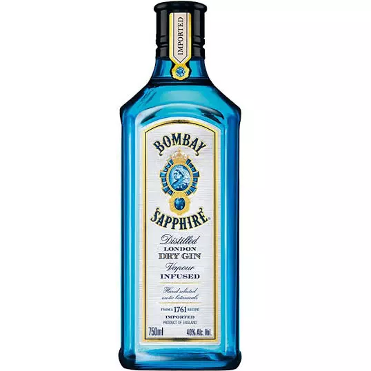 Garrafa de Gin Bombay