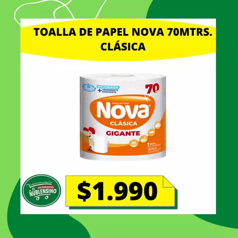 Toalla nova clásica 70mtrs