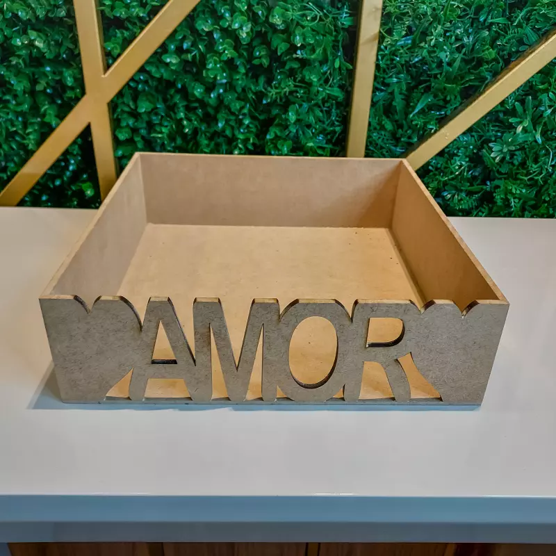 BANDEJA LOVE 25X25X7 - COD: 85511