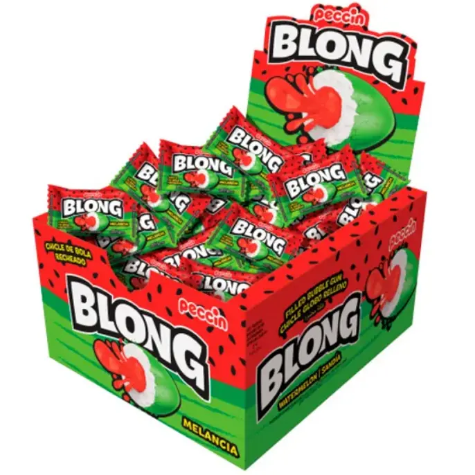 Chiclete recheado Blong
