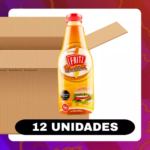 Bulto Fritz Salsa Cheddar 740g