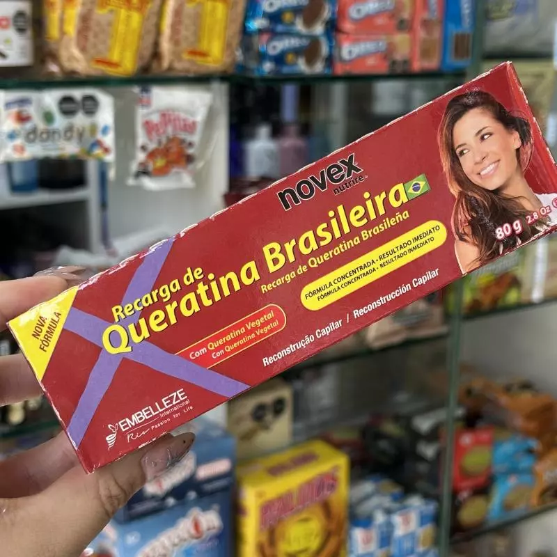 Recarga de queratina brasileña Novex