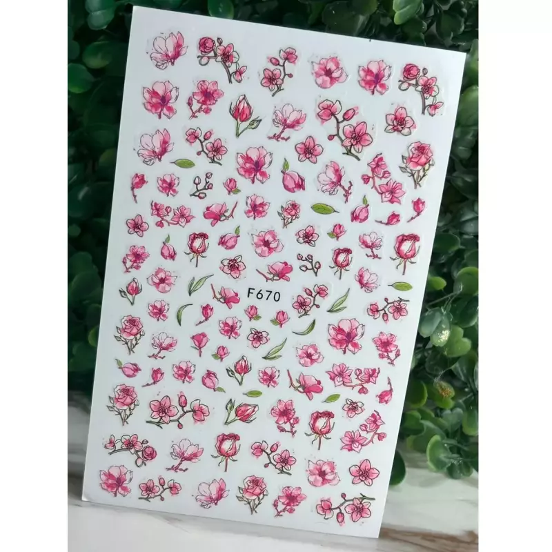 Cartela Adesivo F670