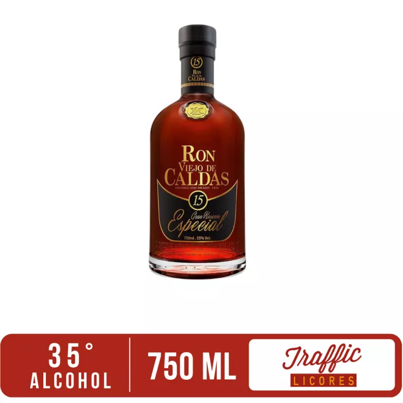 Ron Viejo de Caldas 15 Años x 750 ml
