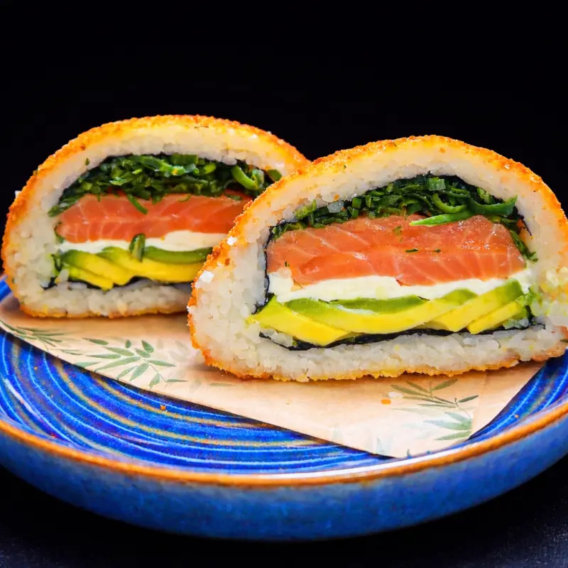 Sushi Burger salmón