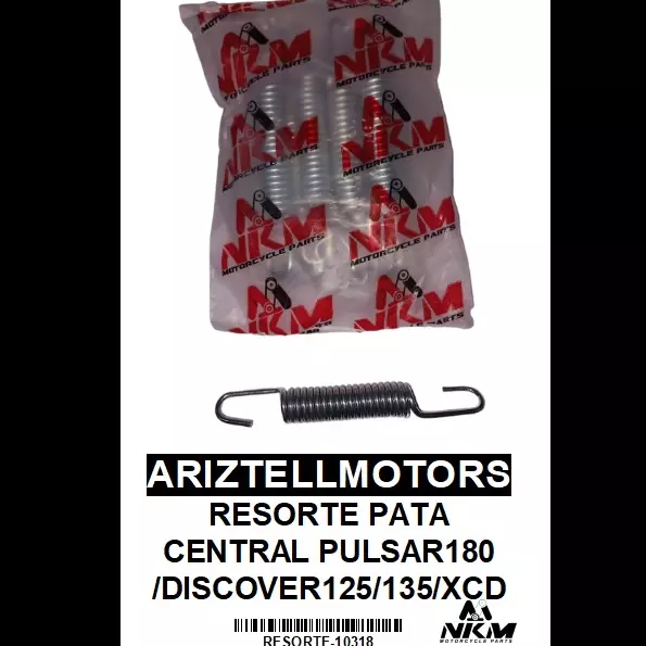 RESORTE PATA CENTRAL PULSAR180/DISC