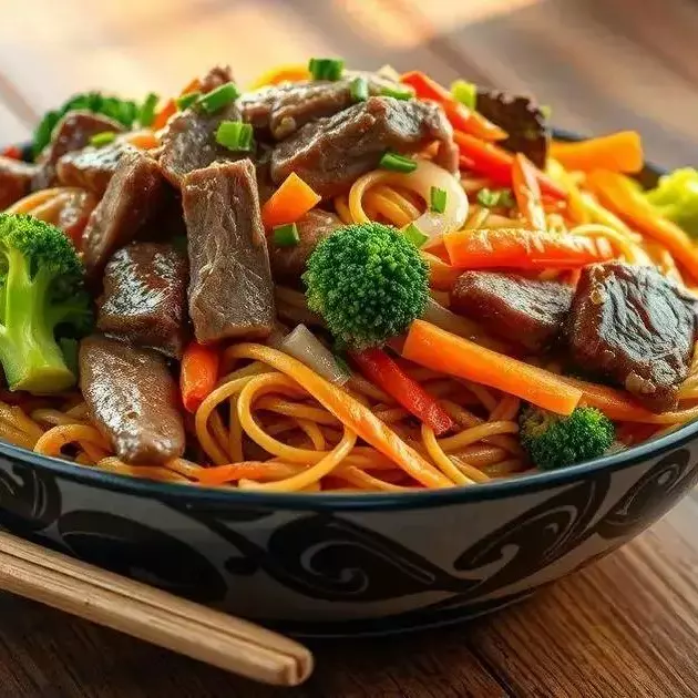 Yakisoba de Carne