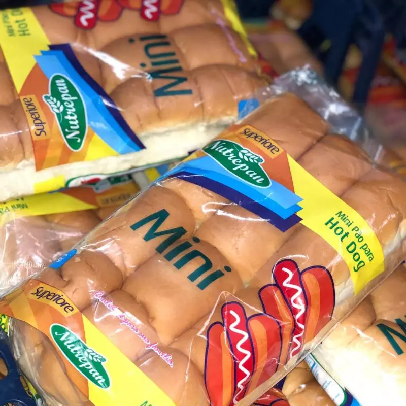 PÃO DE MINI HOT DOG