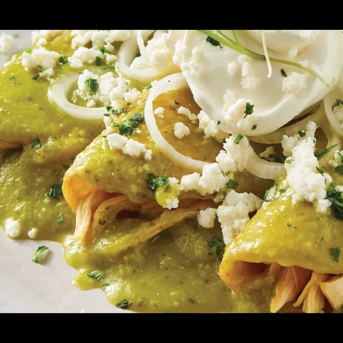 Desayuno enchiladas