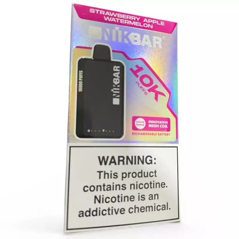 NIKBAR 10k Morango Maçã Melancia