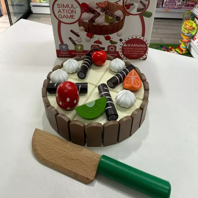 TORTA DIDACTICA DE MADERA