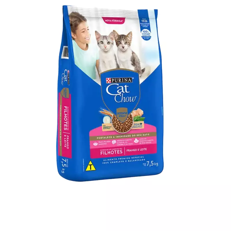 Purina cat chow Frango e Leite