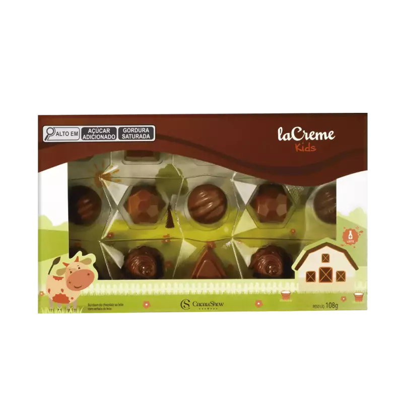 Caixa de Bombons laCreme Kids 108g
