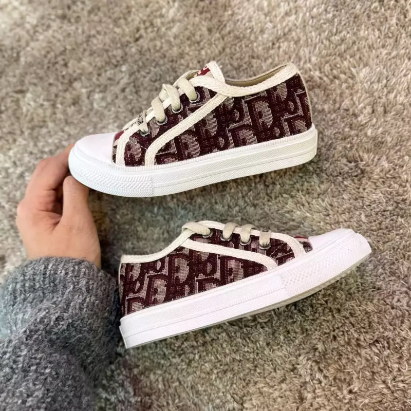 TENIS DIOR MONOGRAMA WINE