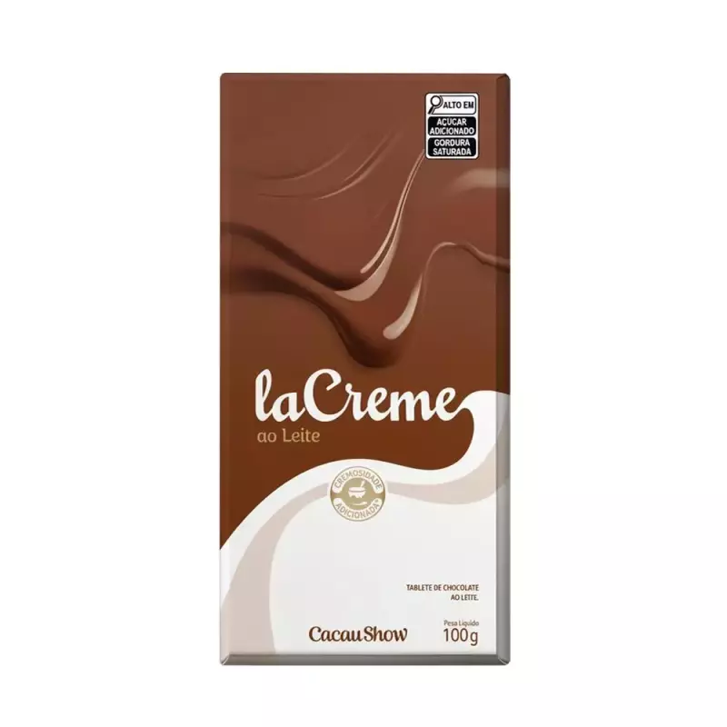 Tablete lacreme ao leite 100g