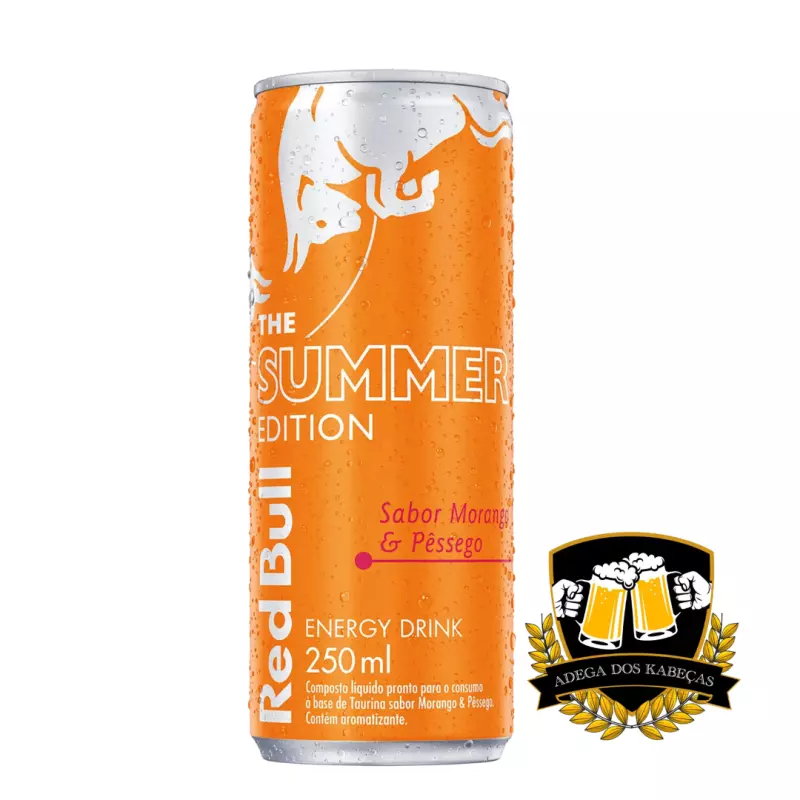 Red Bull Morango e Pessego
