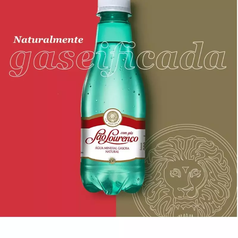 Água São Lourenço com gás 510ml