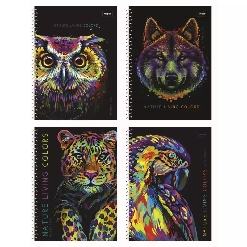 Caderno 15 m Nature Living Colors