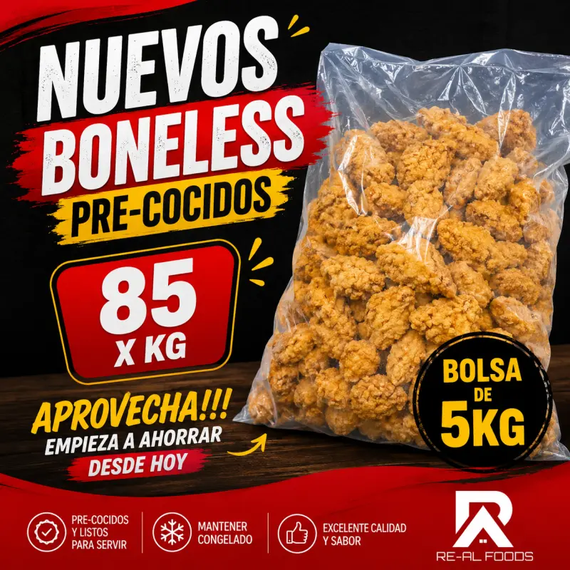 BONELESS PRE-COCIDOS 5KG