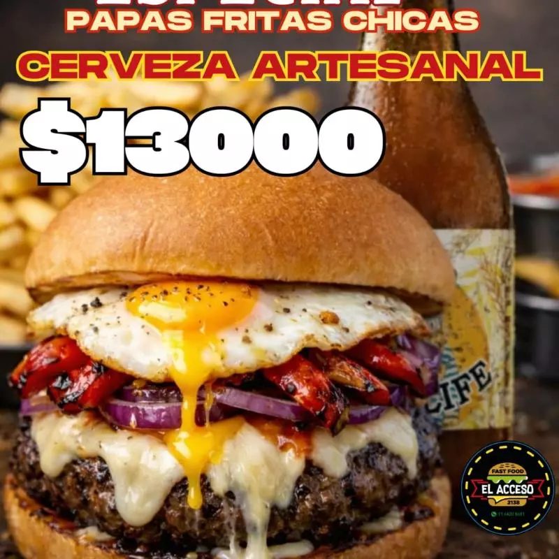 ESPECIAL, PAPAS Y CERVEZA