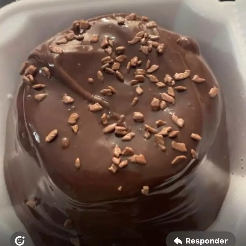 Mine vulcão chocolate
