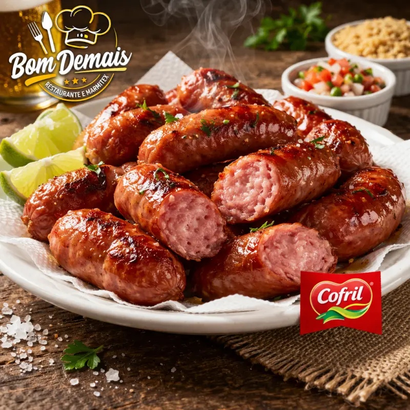 LINGUIÇA DE CHURRASCO COFRIL FRITA