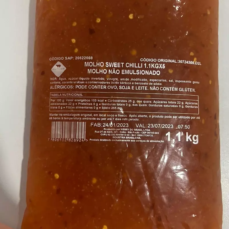 MOLHO SWEET CHILI - JUNIOR