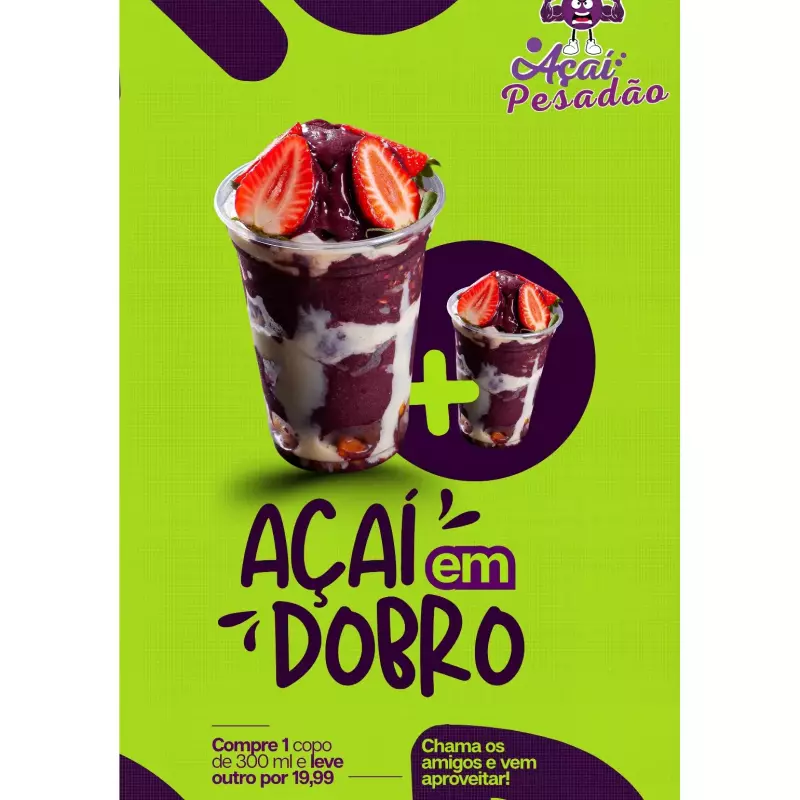 Açaí em dobro 2 300 ml