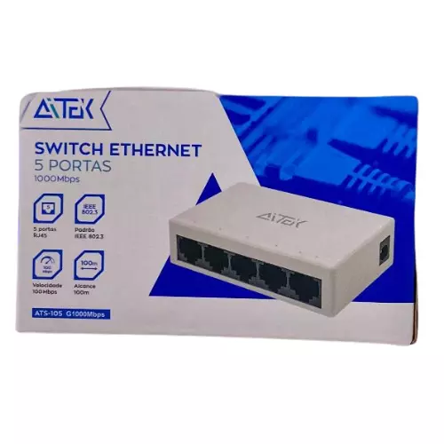 SWITCH AITEK 1GB 5 PORTAS ATS-105