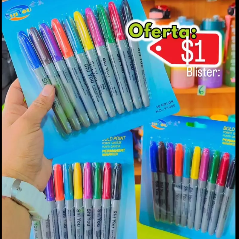 Marcadores de colores Shi you