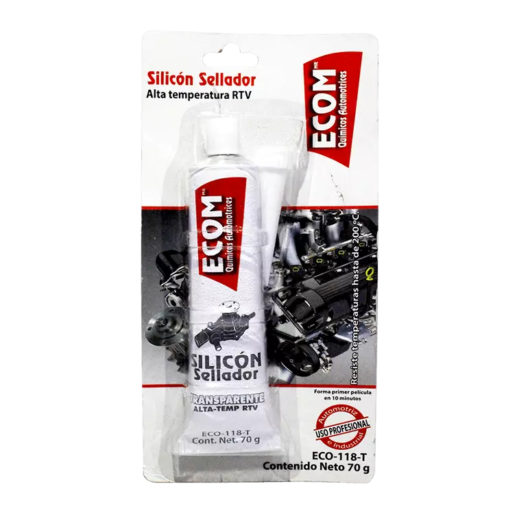 ECO-118 SILICON TRANSPAREN de 70 g.