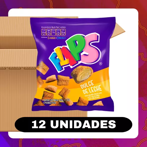 Bolsa Flips Cereal Dulce Leche 28g