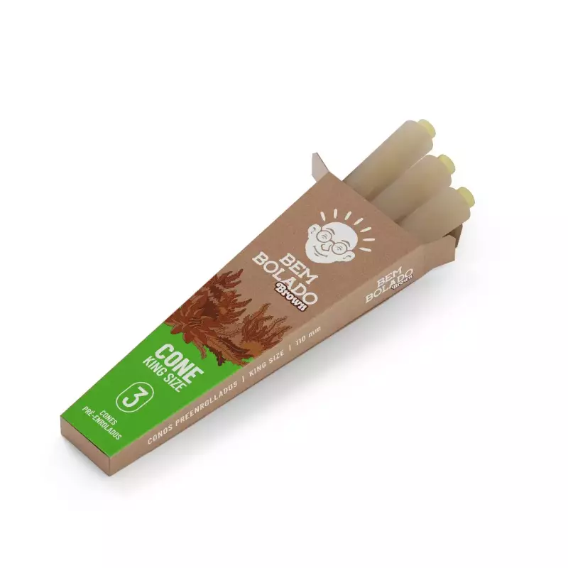 Bem Bolado Brown Cone King Size